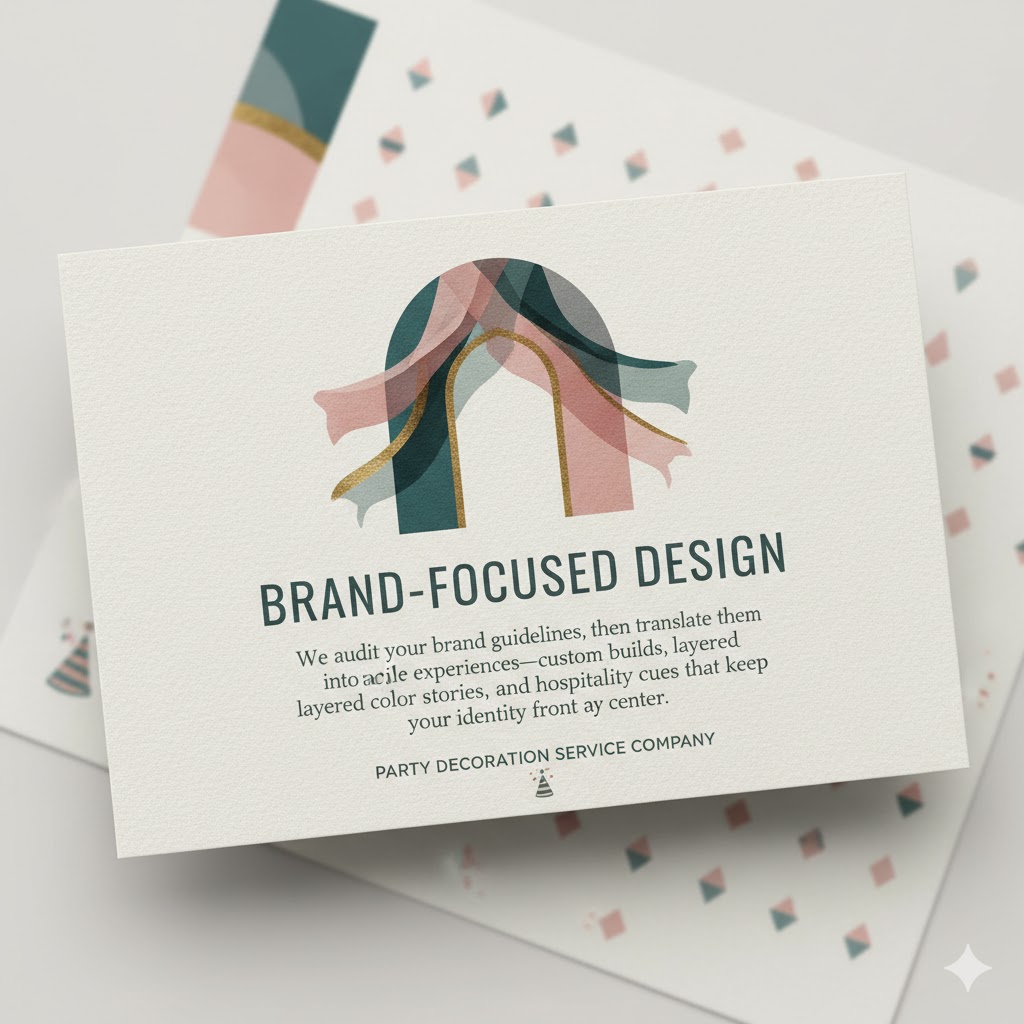 Corporate lounge with branded decor