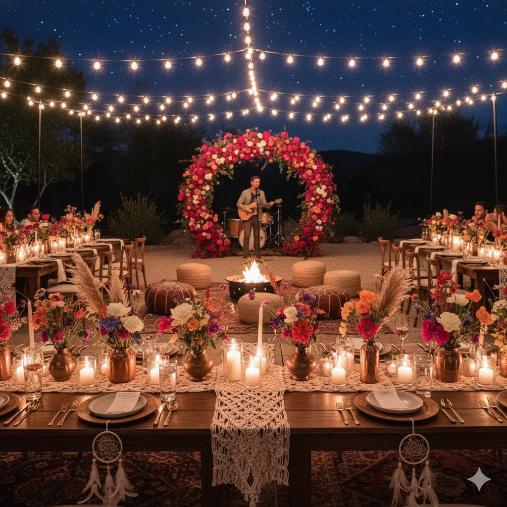 Wedding cake with floral styling